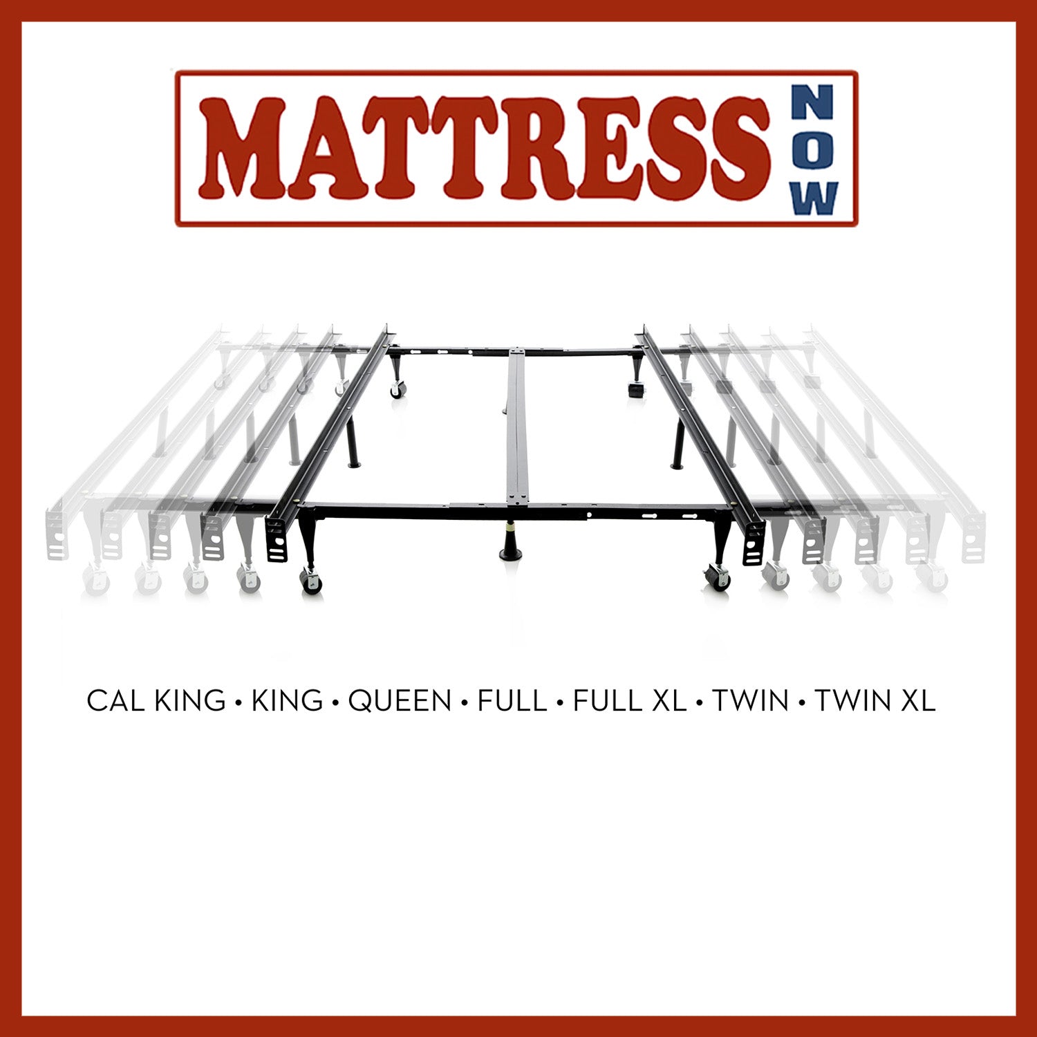 Mattress Now® King Universal Bed Frame with Headboard Attachment