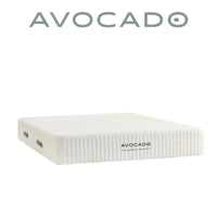 Avocado Eco Organic Mattress new bare mattress against white backdrop