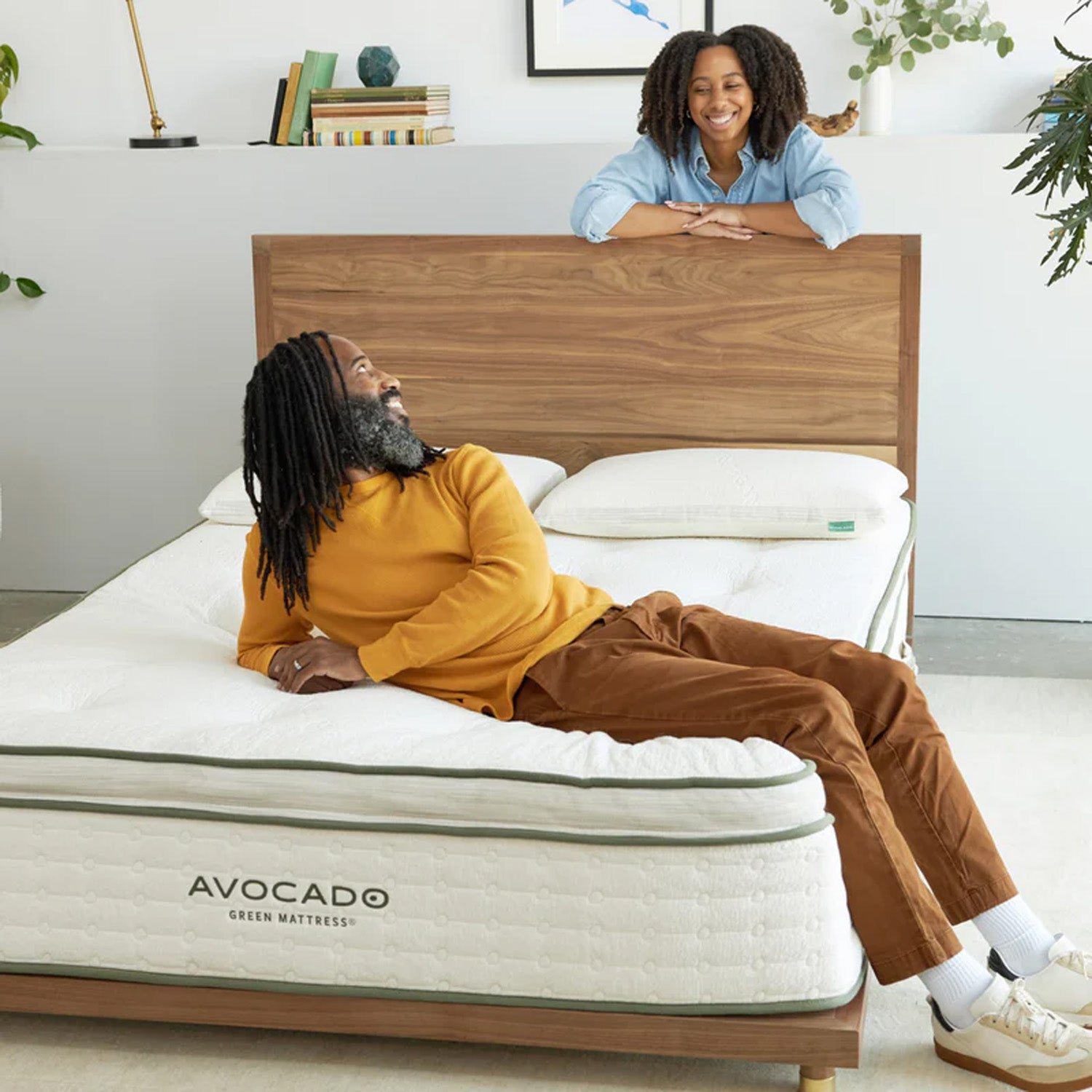 Avocado Green Mattress Medium Pillowtop Couple