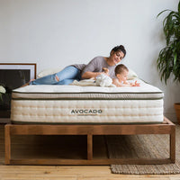 Avocado Green Mattress Medium Pillowtop Mom and Baby