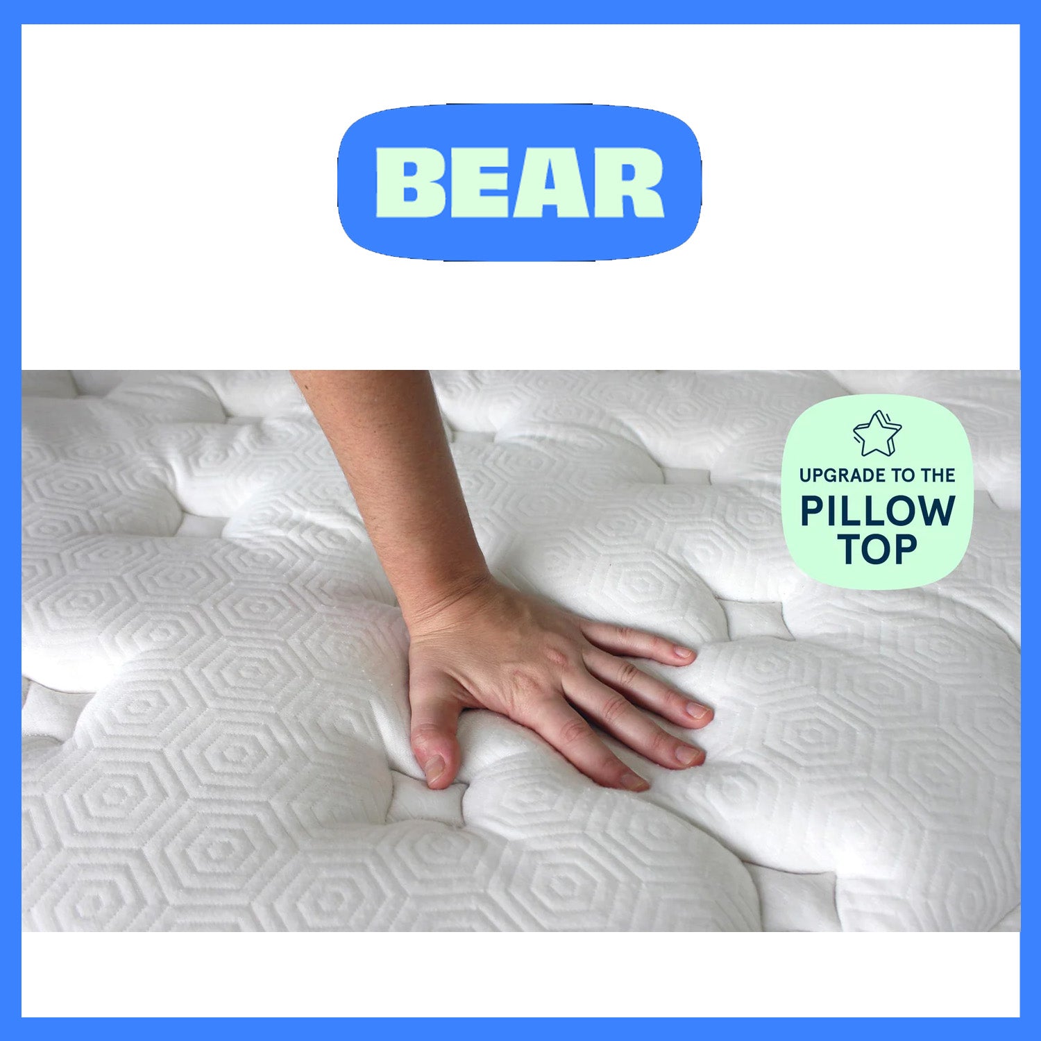 Bear Pro Hybrid Mattress with Cloud Pillow Top