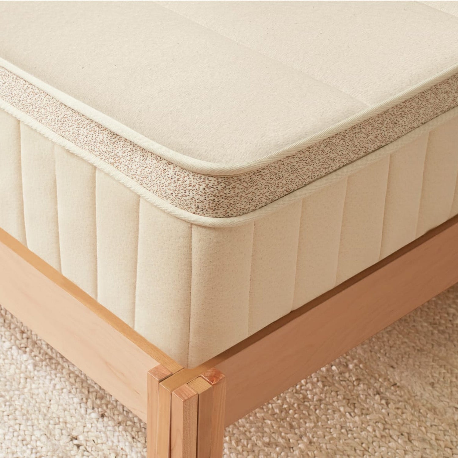 Birch Luxe Natural Mattress bed corner
