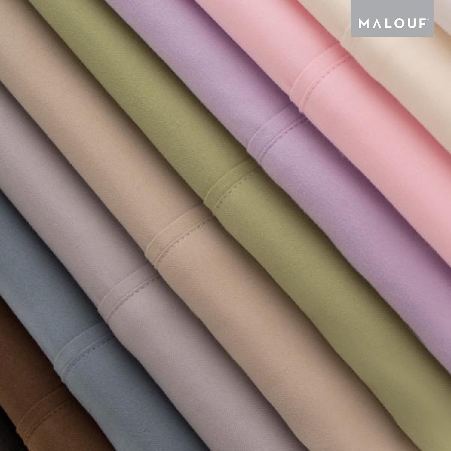 Malouf Woven Brushed Microfiber Bed Sheets