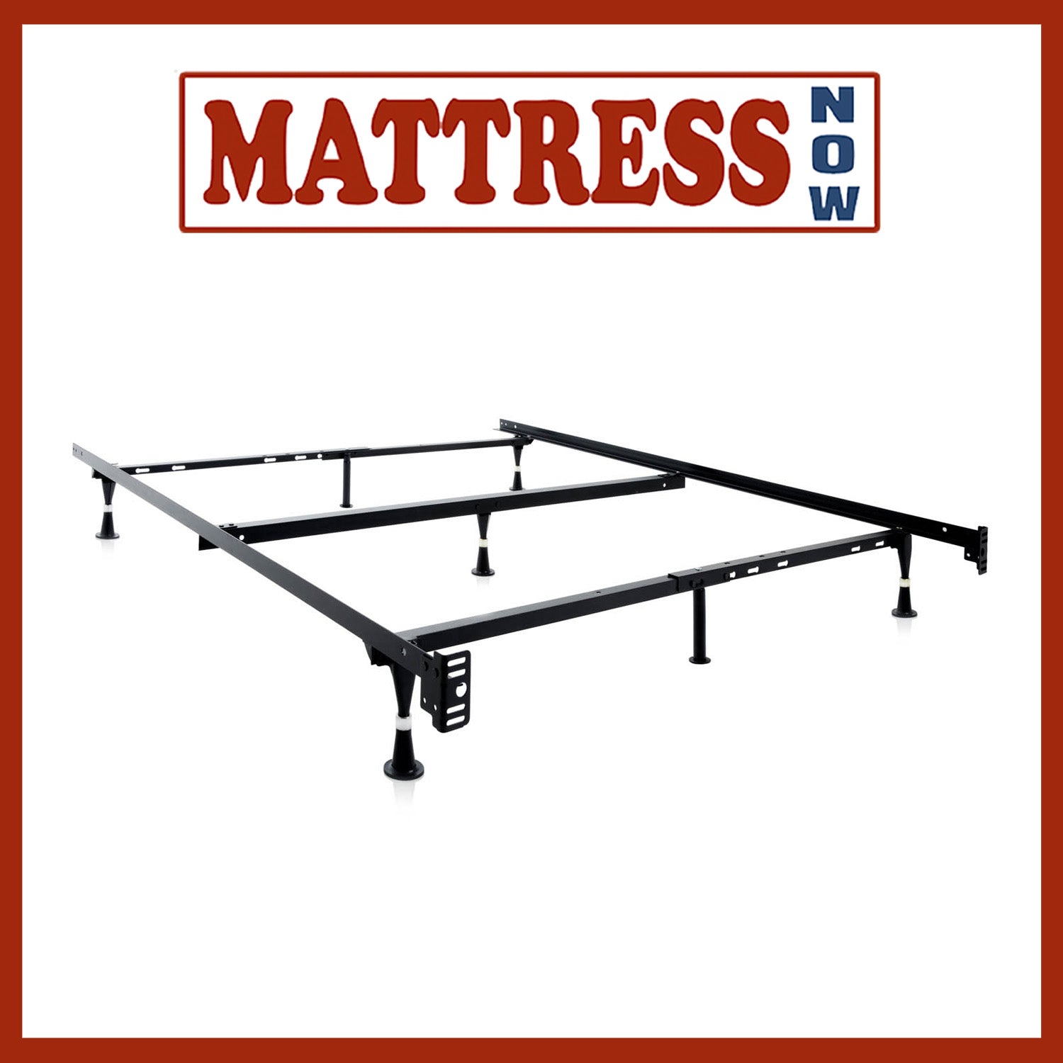 Mattress Now® Queen Bed Frame with Headboard Attachment