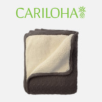 Cariloha Sherpa Bamboo Knit Throw
