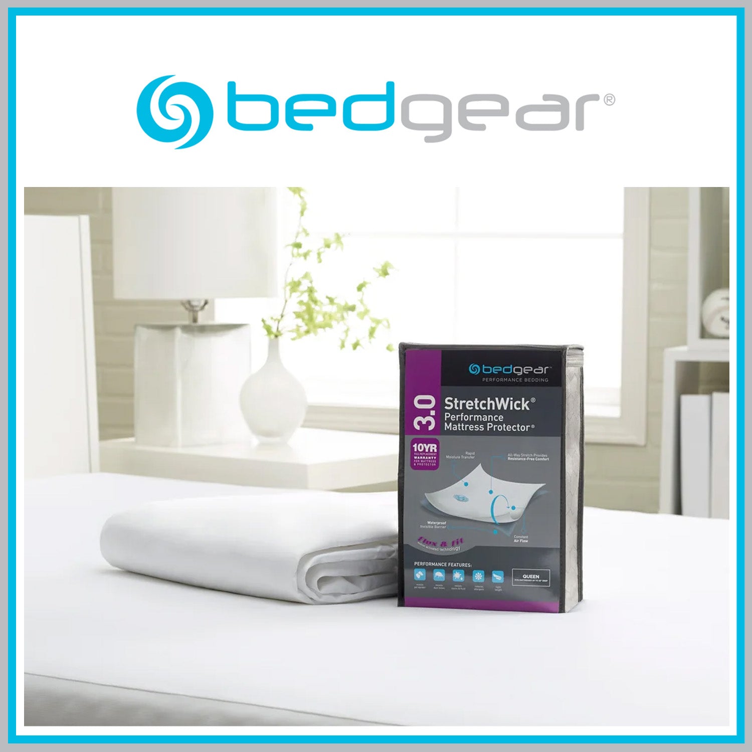 Bedgear StretchWick Performance Mattress Protector