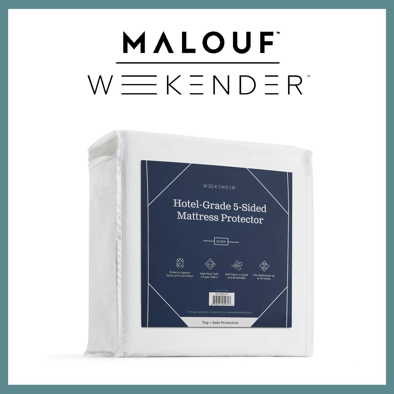 Weekender Hotel-Grade 5-Sided Mattress Protector