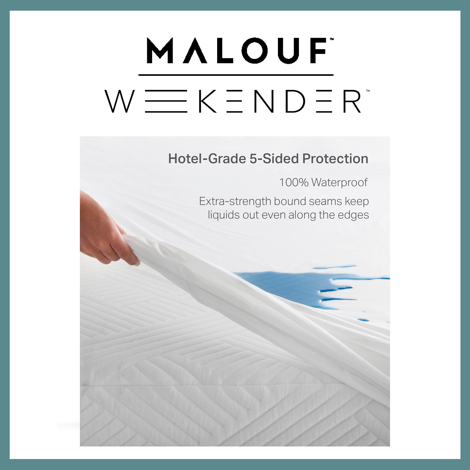 Weekender Hotel-Grade 5-Sided Mattress Protector