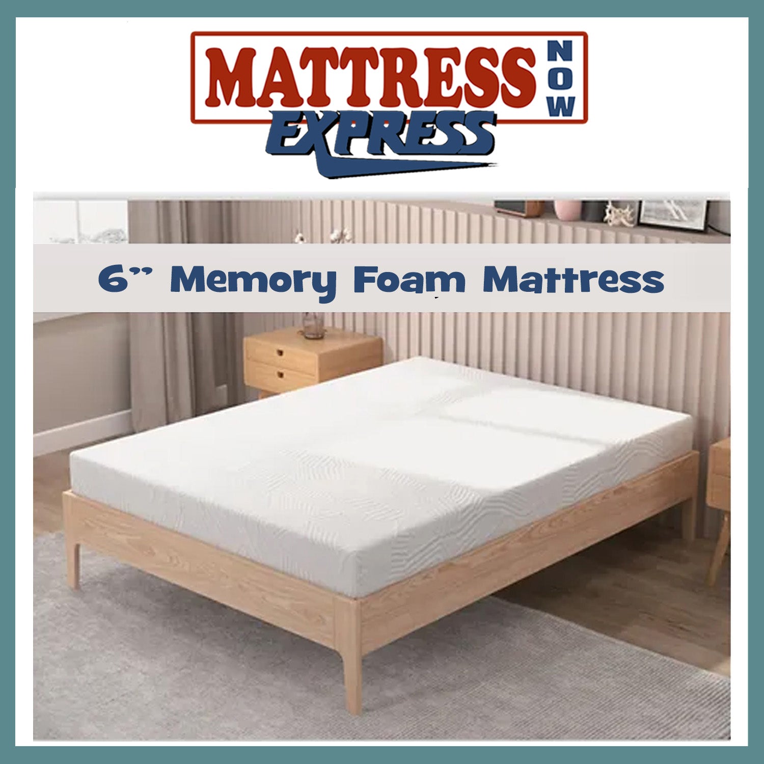 Mattress Now Express 6" Memory Foam Mattress